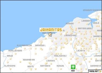 kort af jaimanitas Kúbu